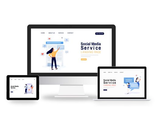 Computer and other digital devices vector Web Design